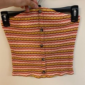Stripped Tube Top